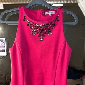 Jennifer Lopez fuchsia dress